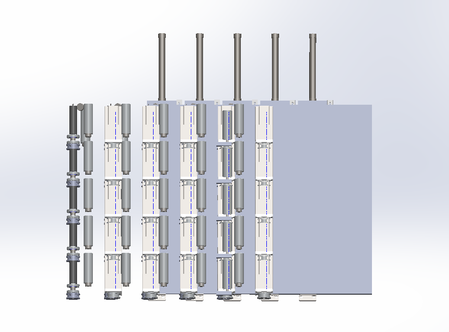 电池滚筒定位小型流水线